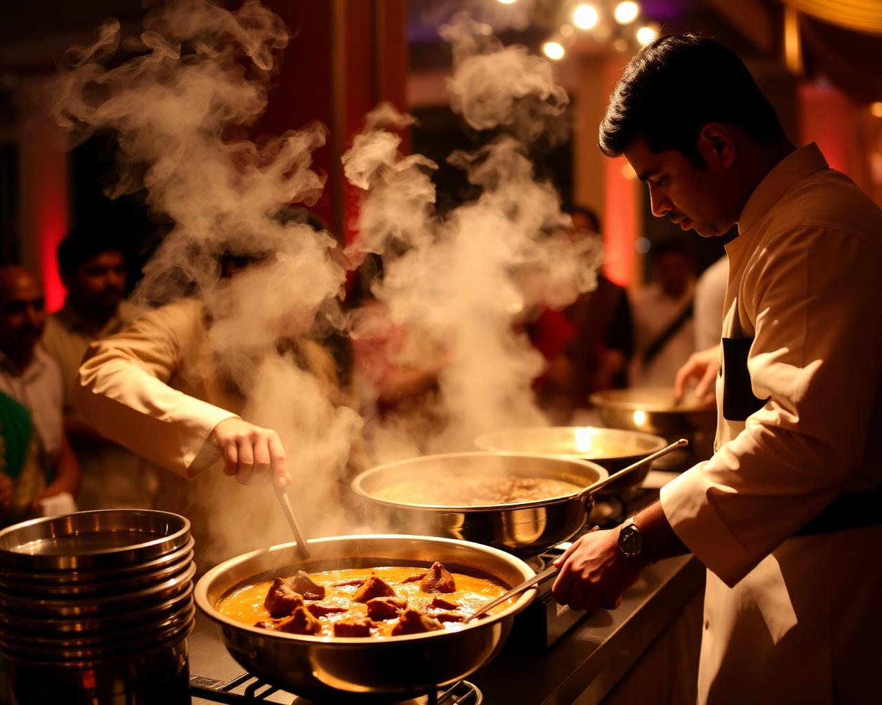 Live mutton counter chef